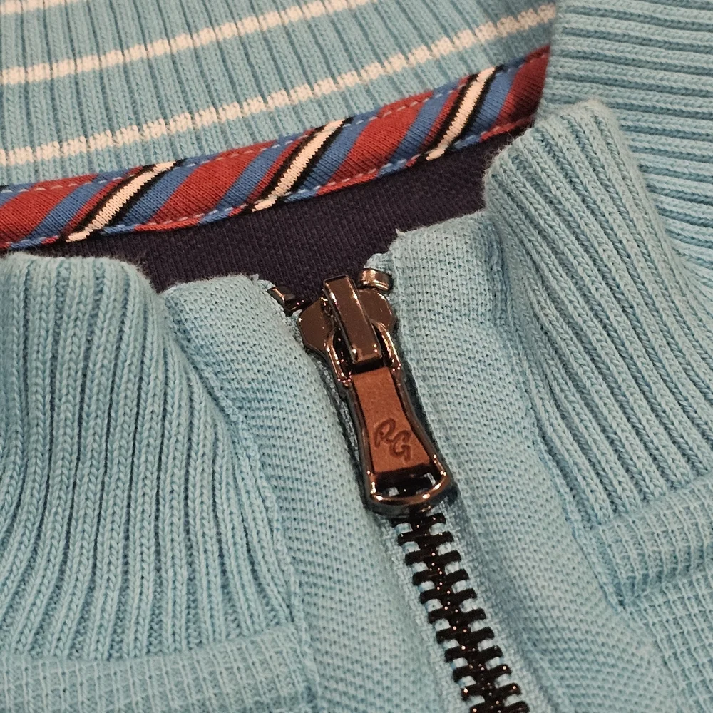 Robert Graham Modern Americana Classic Fit Quarter Zip XL